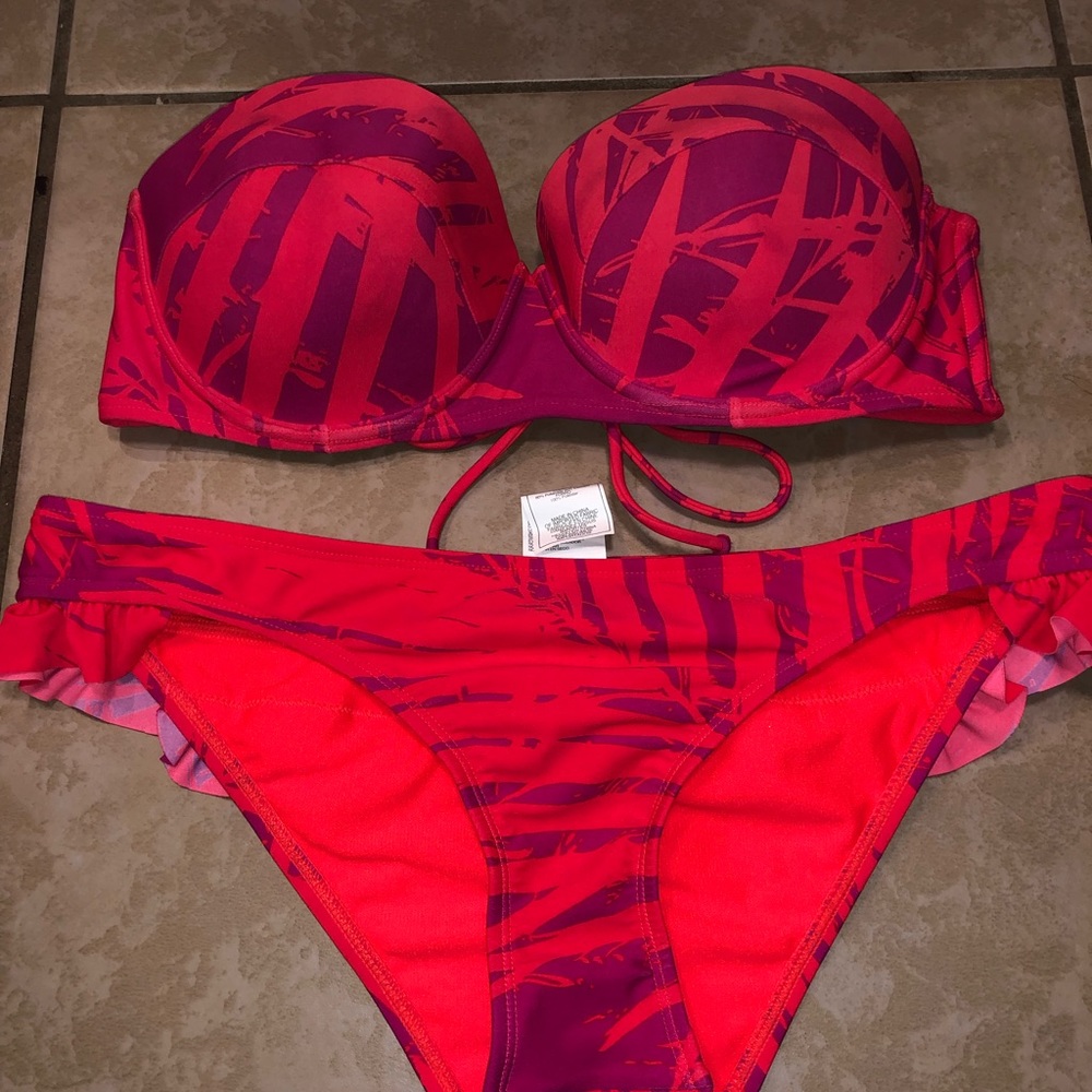 Roxy pink bikini